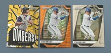 3 Cards 2025 Prizm Baseball Ethan Holliday Orange Pulsar #/399 +dingers & Base