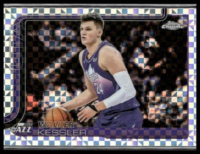 Walker Kessler 2025-26 Topps Chrome X-Fractor #205 Utah Jazz