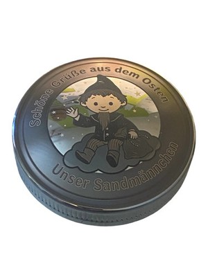 Tankdeckel 40 mm für Simson S50, S51,Schwalbe, Star,sr50 usw. Motiv Sandmännchen