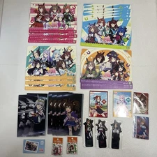 Uma Musume Pretty  Derby Goods Lot 31pcs 7-Eleven Japan Clear Files Cards etc...