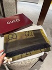 Gucci GG Gold Thread Jacquard Shawl Velvet Women’s Square Scarf 55in — photo 2