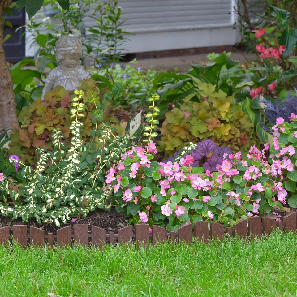 Borde de paisaje sin excavación con clavos de anclaje, 4,5 pulgadas Adiron decorativo alto... Foto 4 de 4