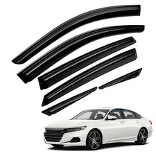 Accord Rain Guard - Window Visors for Honda Accord 2018-2022, Tape-On Side Wi...