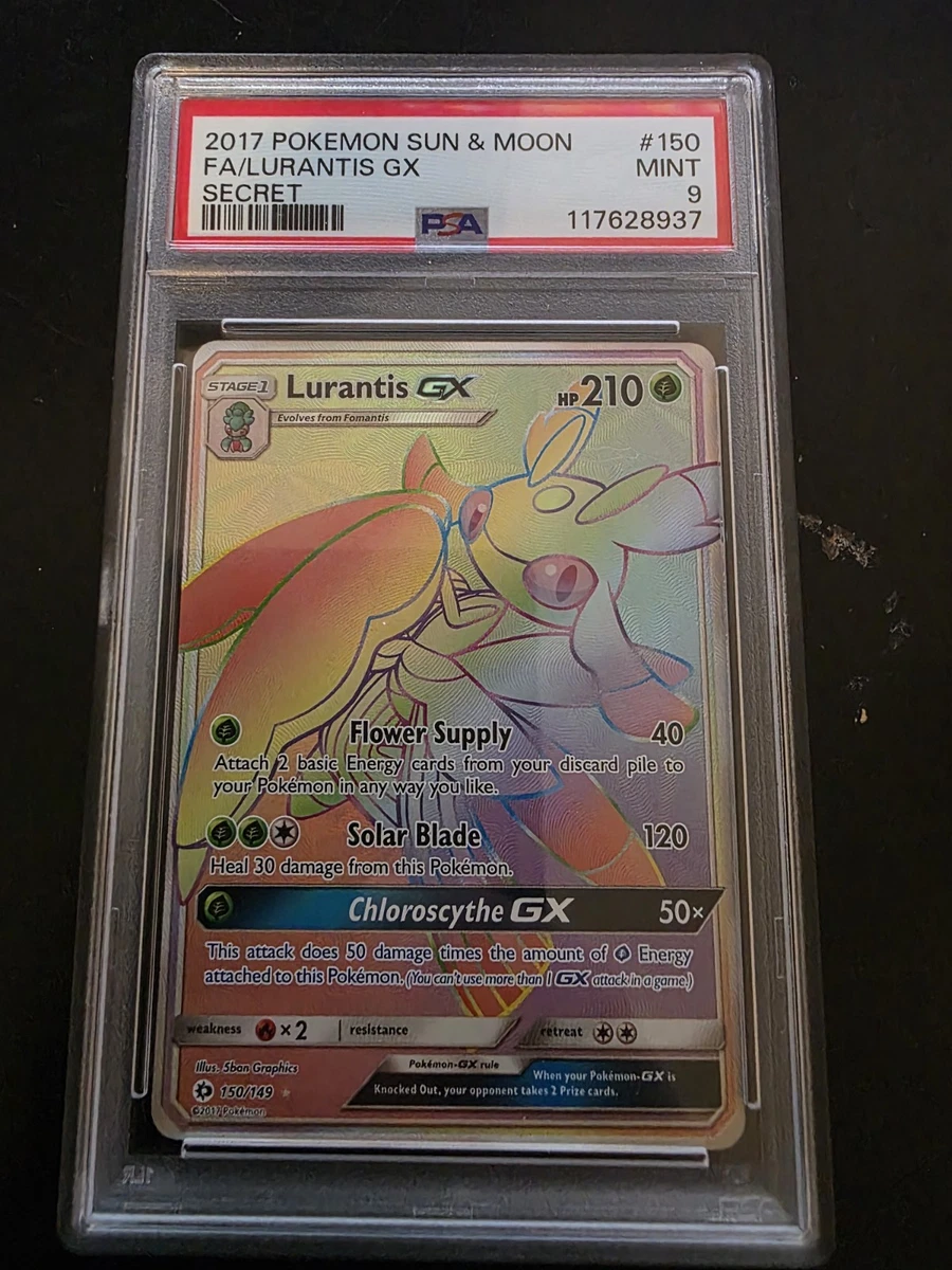 Pokémon TCG Sun & Moon Secret Rare Grade 9 Individual Collectible