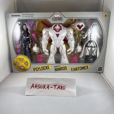 Marvel Legends Series X-Men PSYLOCKE NIMROD Sentinel FANTOMEX 3 Pack UNOPENED
