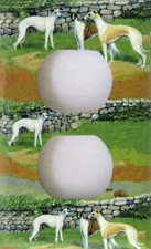 Whippet Outlet Wall Plate, handmade in USA