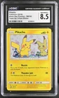 2019 Pikachu SM162 Team Up 1-pack Blister Black Star Promos CGC 8.5 Nm/mint+