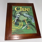 Clue Vintage Game Collection Wooden Box Bookshelf Book Game Parker Brothers