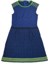 Nanette Lapore Women's Knit Dress In Blues And Green Medium Wool