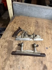 Antique Stanley Rule & Level No 45 Combination Hand Plane Metal Tool Parts USA