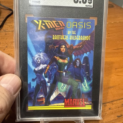 1997 Fleer Skybox X-Men X-Men 2099 Oasis 2099 Oasis Promo Hologram SGC 8.5 - Picture 3 of 4