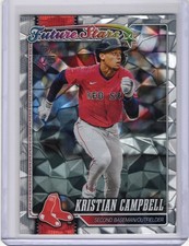 2026 Topps Series 1 Kristian Campbell Future Star Diamante Parallel #125 Red Sox