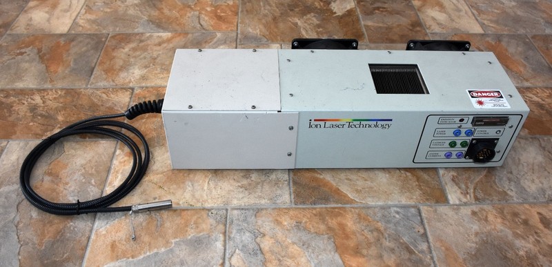 Ion Laser Technology Model 5490BSL-00 400mW Argon Ion Laser - Only Used 1000 Hrs
