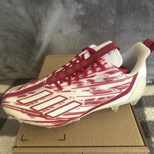 Adidas Adizero Elite 2022 Football Cleats Red White HP8748 Men's Size 9.5 No Box
