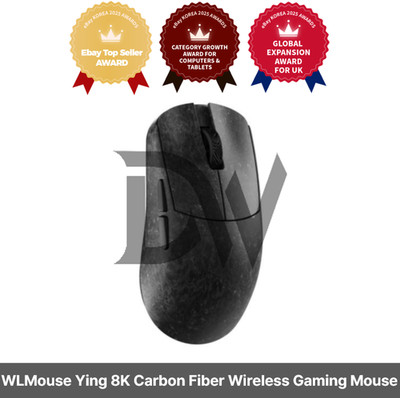 WLMouse Ying 8K Carbon Fiber Wireless Gaming Mouse / Black color