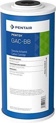 Pentair GAC-BB -Big Blue Water Filter 10'' Granular Activated Carbon Cartridge