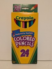 Crayola Colored Pencils 24 Count Multicolor Set Model 68-4024-0-219 Vintage 2006