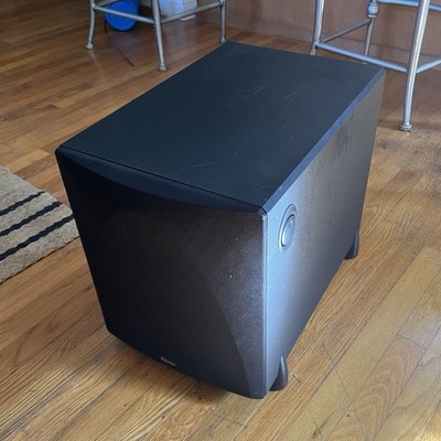 Definitive Technology ProSub 1000 Black Wired Subwoofer, RCA LFE, 1+ Subwoofer