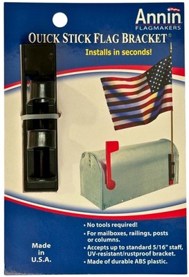 Annin & Co 1943 Quick Stick Flag Bracket For 5/16-Inch Or Smaller Staff Hand ...