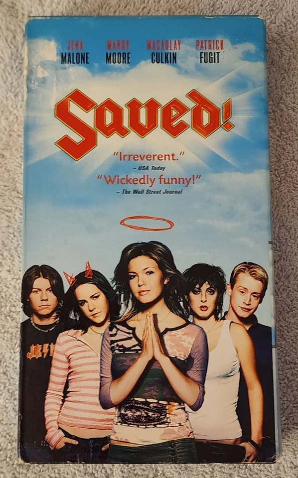 Saved VHS Video Tape Macaulay Culkin Mandy Moore Religious Comedy 2004 TESTED - Image 2 of 3