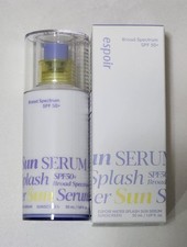 NIB Espoir Water Splash Sun Serum SPF 50 Broad Spectrum Face Serum, 1.69 fl oz