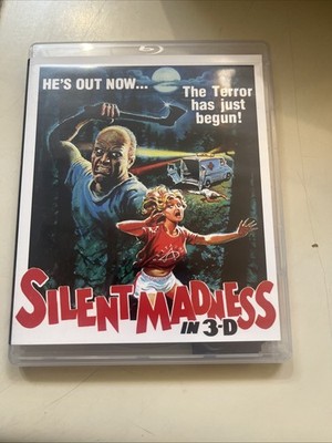 Silent Madness (Blu-ray, 1984) 3D With 3d Glasses Vinegar Syndrome