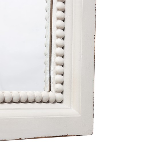 Boho White Mirrors for Wall Decor Living Room 24 x 16 Inches Hanging Rustic W... - Picture 8 of 9