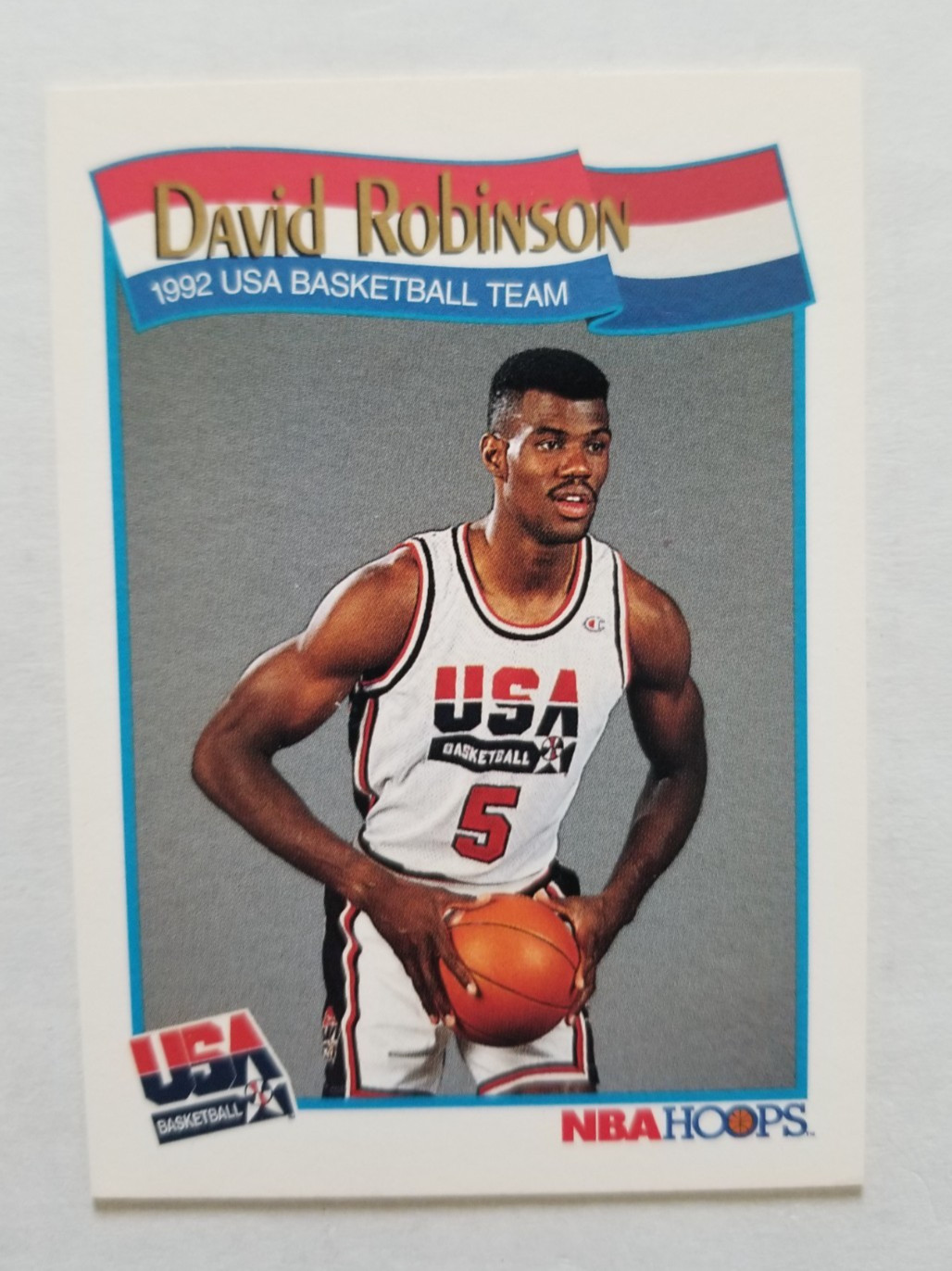 1991-92 NBA Hoops David Robinson USA Basketball #583