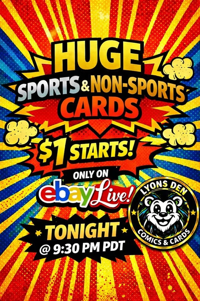 EP009 - CARD SHOW! SPORTS & NON-SPORTS! $1 Starts! TOPPS!