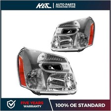 Left Right Halogen Headlight Assembly For 2005-2009 Chevrolet Equinox Reflector