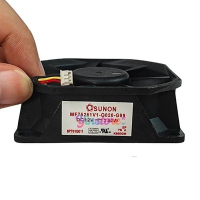 1 Pc. New MF75251V1-Q020-G99 Projector Cooling Fan 7525 DC12V 3.60W 7.5CM 3Pin