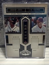 2004 Playoff Honors Quad Patch Cards- A. Jones, Edmunds, Hunter, Willis. # 4/100