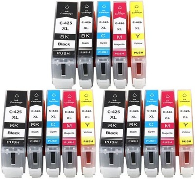 10 Pack Compatible Ink Cartridges Compatible with 425 426 PGI-425 CLI-426 Comp