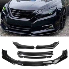 For Nissan Altima 2013-2018 Front Bumper Lip Chin Splitter Spoiler Glossy Black