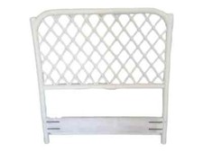 Vintage bamboo rattan twin bamboo headboard b...