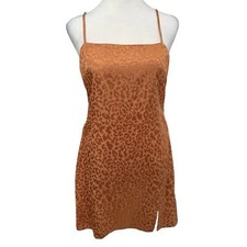 Urban Outfitters Slip Dress 90’s Leopard Mobwife Date Night Party Sexy Sz Small