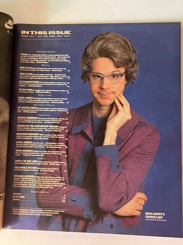 1987 Rolling Stone Magazine Pink Floyd George Harrison M. Jackson REM #511 Oct - Picture 2 of 3