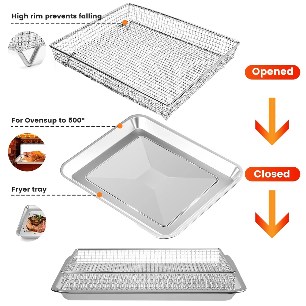 Cuisinart TOA-60 TOA-65 TOA-70 Air Fryer Basket Tray Replacement Cuisinart TOA-60 TOA-65 TOA-70 Air Fryer Basket Tray Replacement
