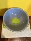 PYREX 326 MOODY BLUES GLASS MIXING NESTING BOWL CLEAR BOTTOM 4 L Vintage