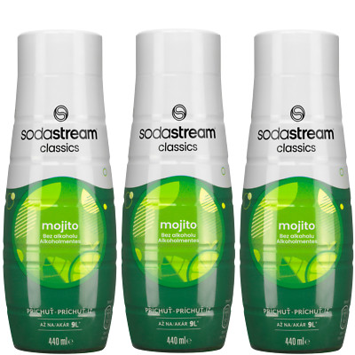 NEU Sodastream Mojito Sirup 3x440ml Konzentrat alkoholfrei ca 9L Getränk