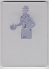 2019-20 Panini Flawless Coby White Laundry Tags Autographs RC Magenta Plate 1/1