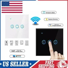 Wall Switch WiFi Smart Light Dimmer Touch Remote Control Light for Alexa - US IM