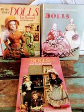 Vintage Lot 3 Collector's Dolls Photos ID Value Guide Books European American