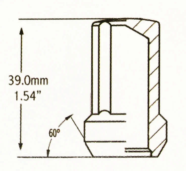 24 tuercas negras cortas para camión | 14x2,0 | Ford Navigator F-150 Expedition Foto 2 de 3