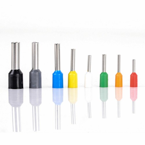 400Pcs Wire Copper Crimp Connector Insulated Cord Pin End Terminal AWG 22 - 10 - Picture 2 of 8