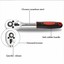 thumbnail 9 - 46PCS 1/4" Drive Socket Ratchet Wrench Combo Spanner Auto Car Repairing Tool Set