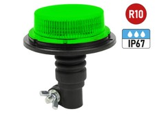 Vision Red Low Profile 12V Flexible LED Beacon Safety Warning Light - Green