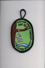 2007 Alachua District Possum Creek Campout patch
