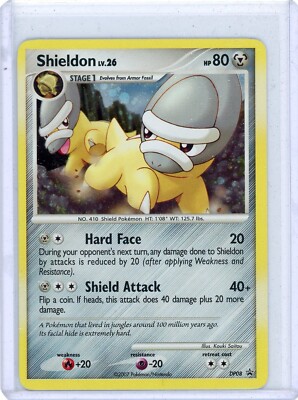 SHIELDON 2007 POKEMON DIAMOND & PEARL #DP08 BLACK STAR PROMO HOLO CARD *UNPLAYED
