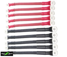 4/0 Solar Battery Cables 5 RED/5 BLACK 4/0 10' EA Waterproof SEALED USA 